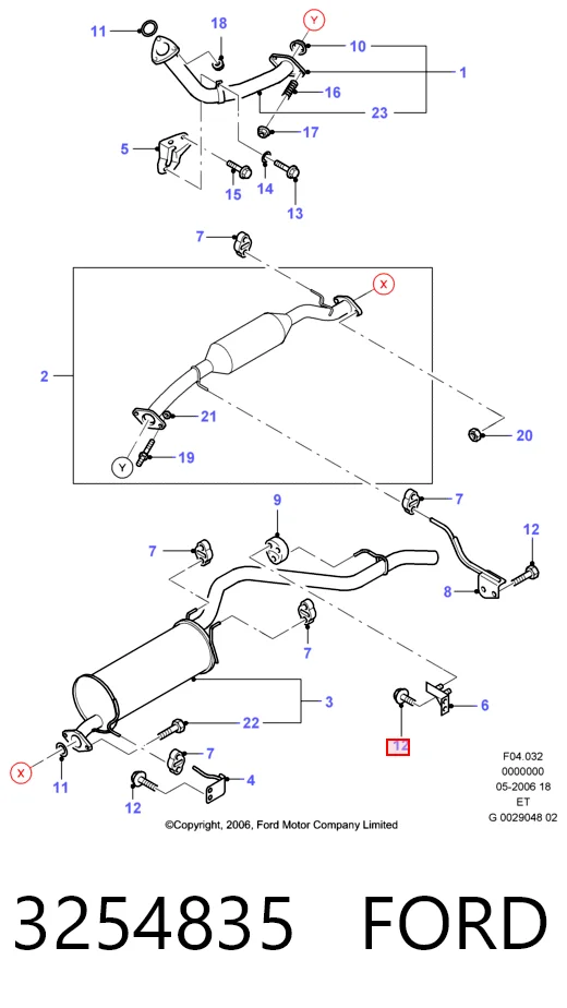 3254835 Ford