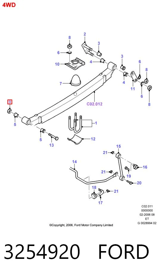 3254920 Ford