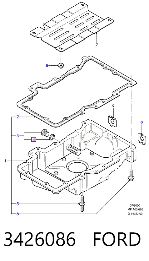 Vedante de rolha de panela de motor Scania 1373793 preço, a partir de 3,42 USD