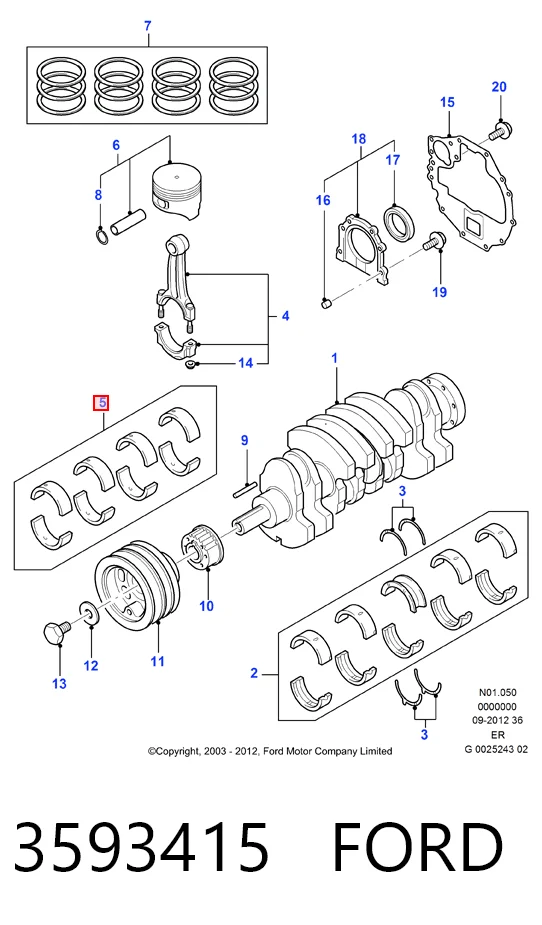 3593415 Ford