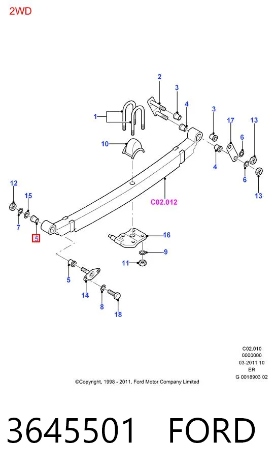 3645501 Ford