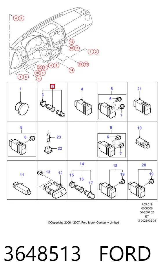 3648513 Ford