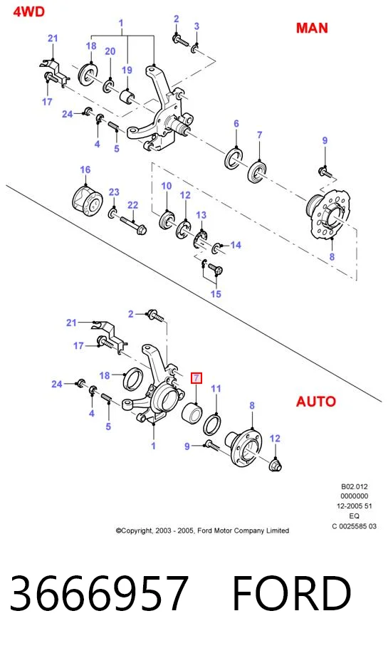 3666957 Ford