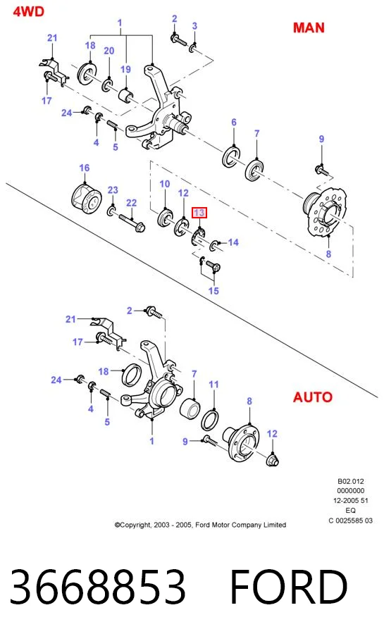 3668853 Ford