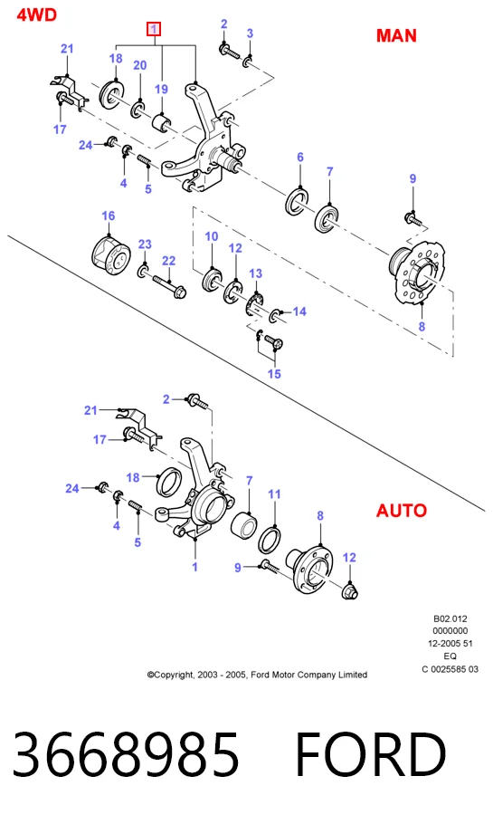 3668985 Ford