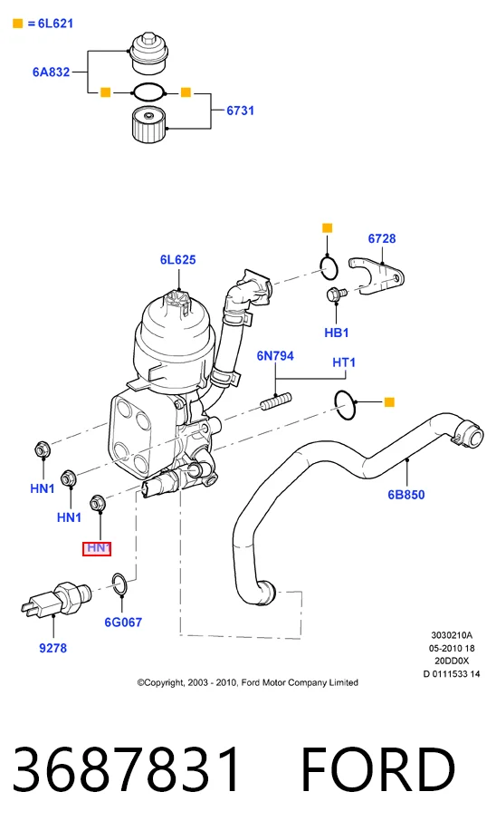 3687831 Ford