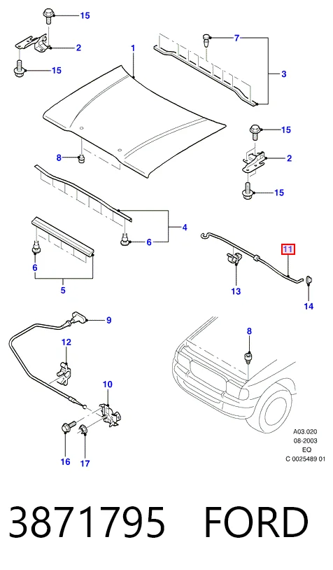 3871795 Ford
