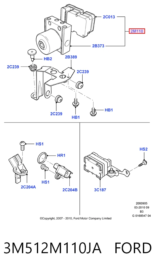 Compre Unidade hidráulico de controlo ABS Ford C-Max 
