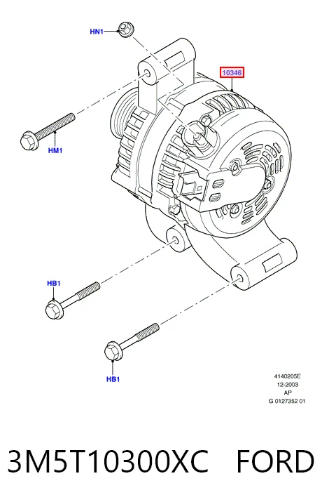 3M5T10300XC Ford