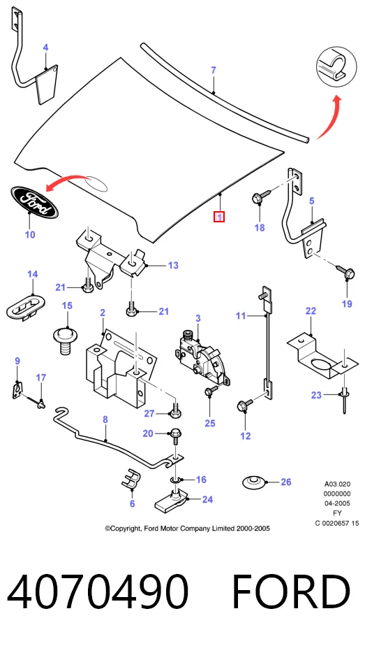 Capota para Ford Transit V V184/5