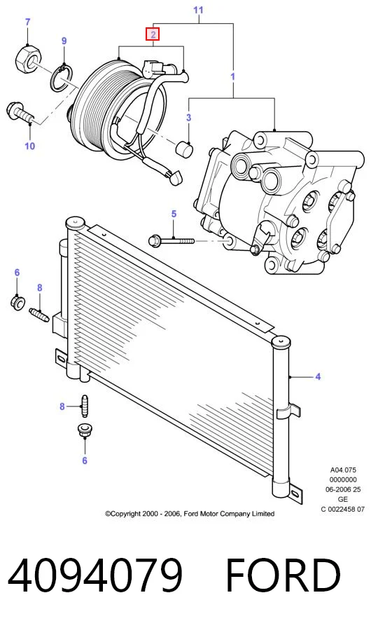  para Ford Mondeo III (B4Y)