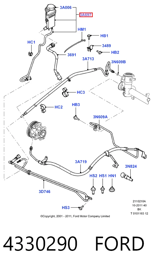  para Ford Fusion  (JU)