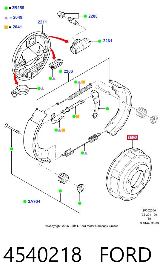  para Ford Transit  (V184/5)