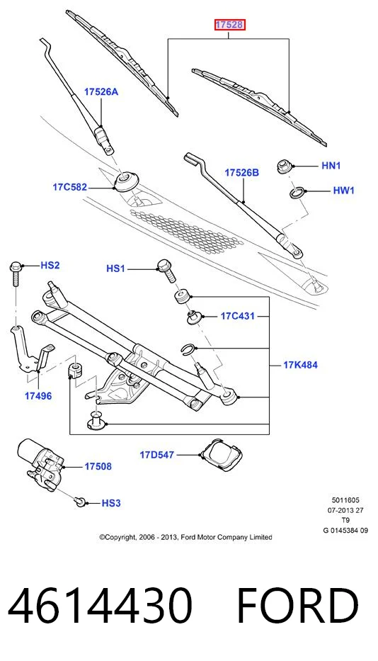 Compre Limpa-pára-brisas do pára-brisas, kit de 2 un. Ford Transit 5