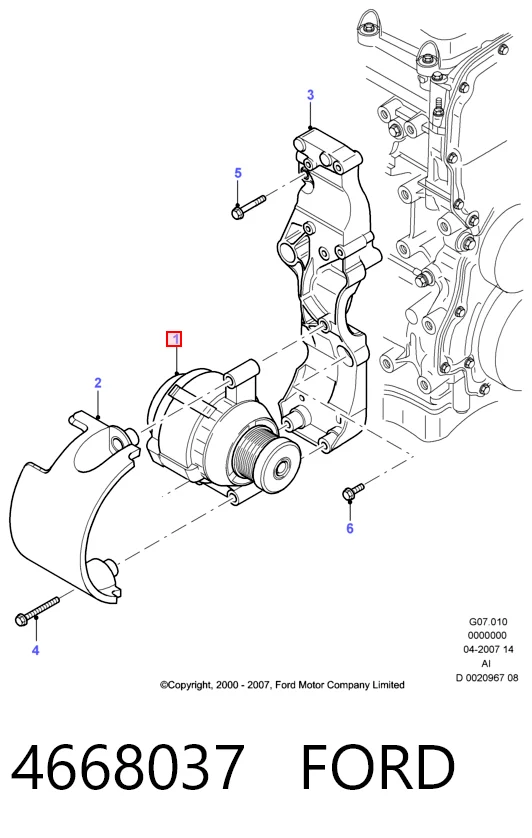 4668037 Ford Gerador