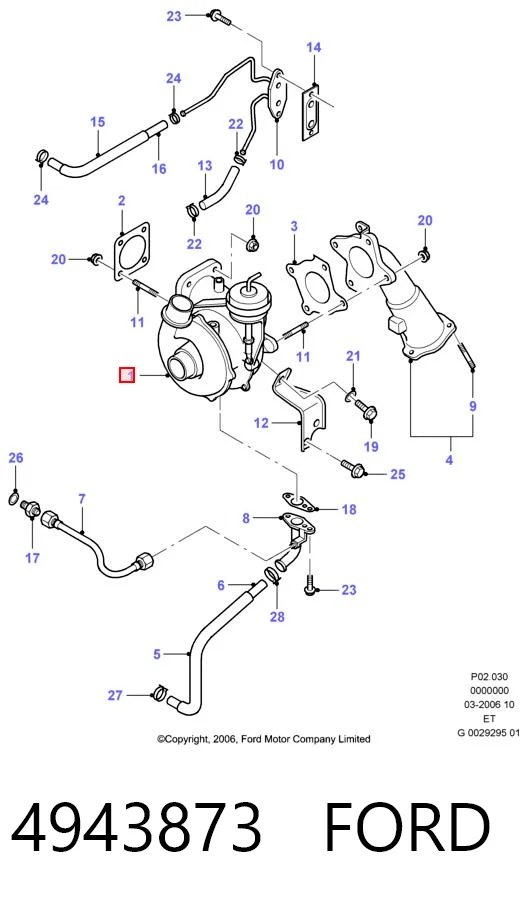 4943873 Ford Turbina