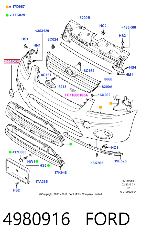 4980916 Ford