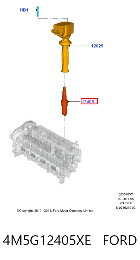 4M5G12405XE Ford