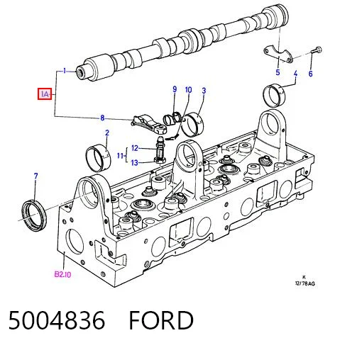Balanceiro de válvula (balanceiro de válvulas) Ford Transit preço, a partir de 6,81 USD