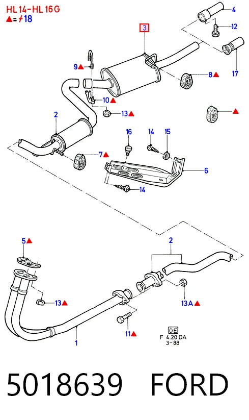 Silenciador, parte traseira Peugeot 205 preço, a partir de 4,44 USD