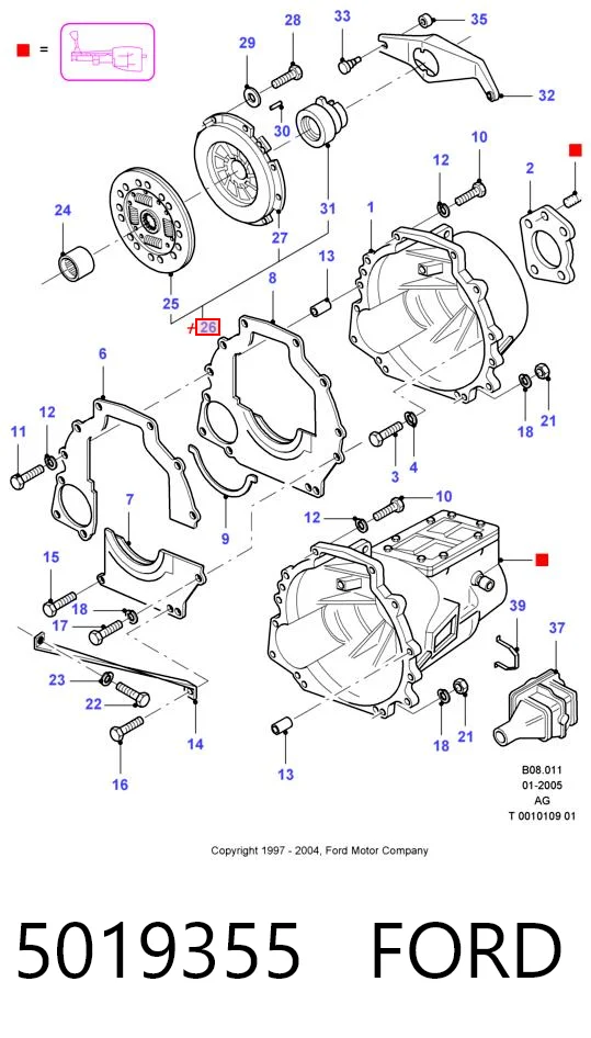 Kit de embraiagem (3 peças) para Ford Taunus  GBTS, GBFS, CBTS