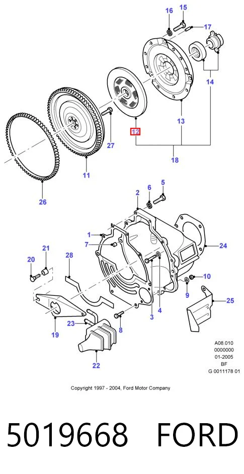 Compre Disco de embraiagem Ford Sierra 2