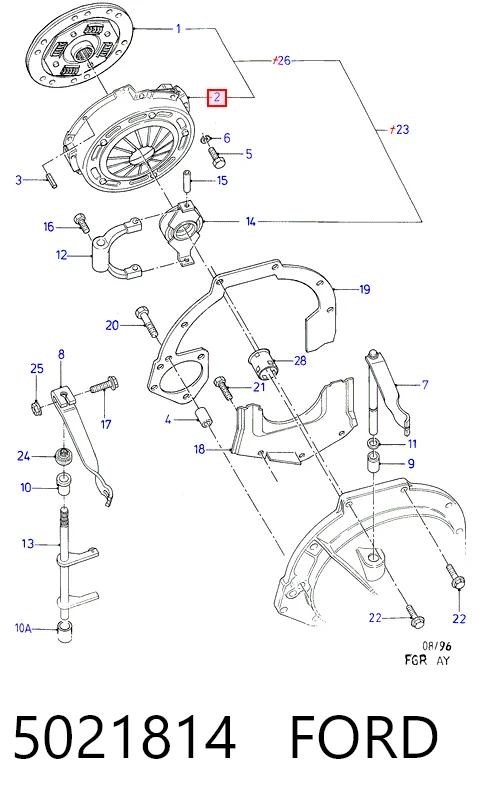 Compre Cesta de embraiagem Ford Escort 