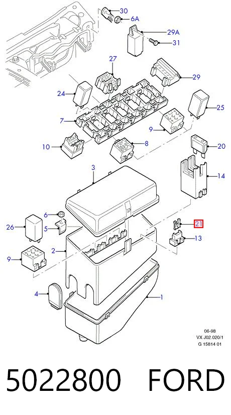 Dispositivo de segurança 604105914 Liebherr