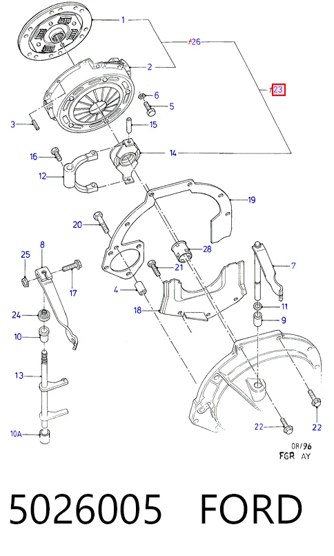 Compre Kit de embraiagem (3 peças) Ford Escort 7
