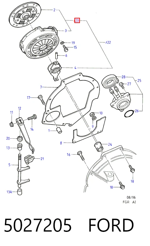 Compre Kit de embraiagem (3 peças) Ford Escort 