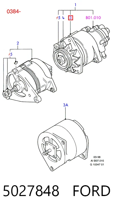 5027848 Ford Gerador