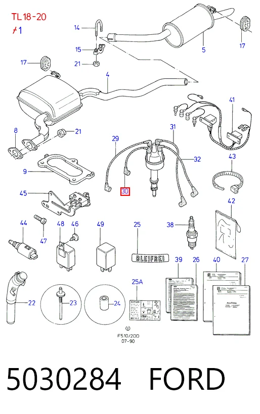 Compre Fios de alta voltagem, kit Ford Sierra 2