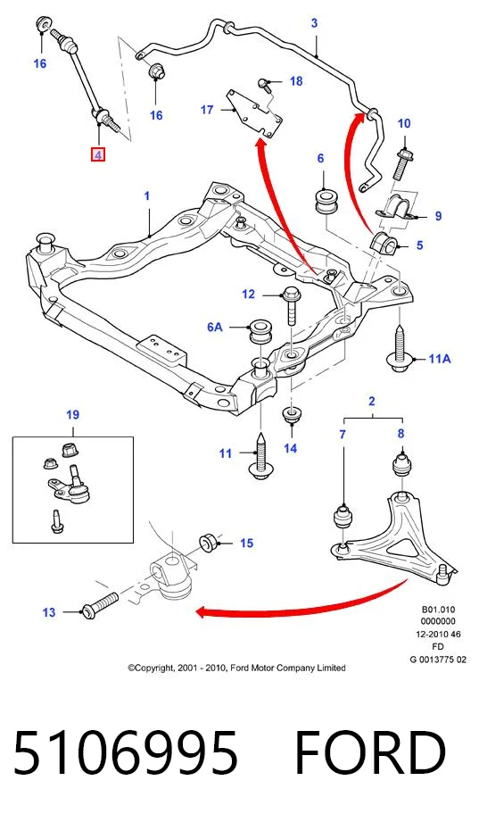  Mondeo II sedan (1996-2000) original desde 15,48 €