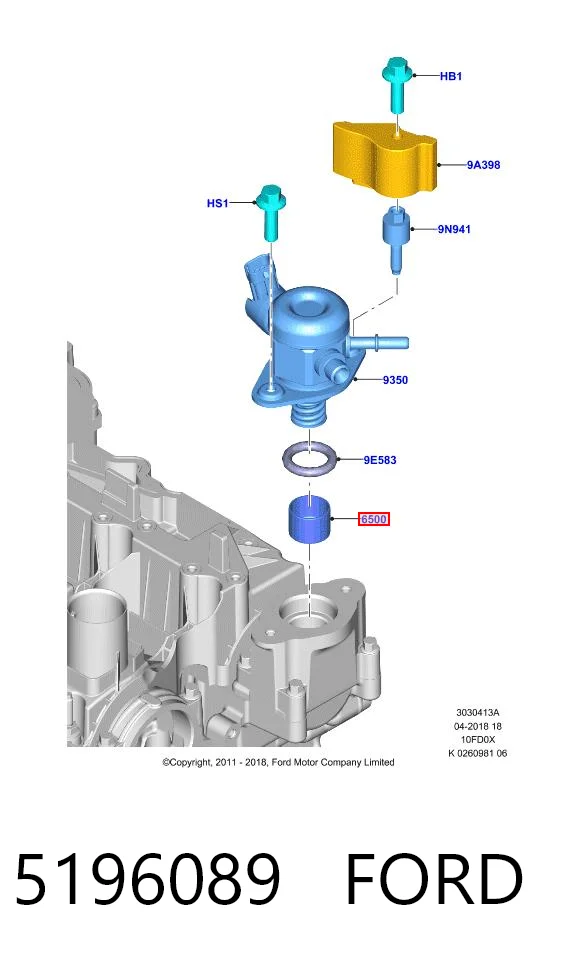 30130006 AND Empurrador da bomba de combustível
