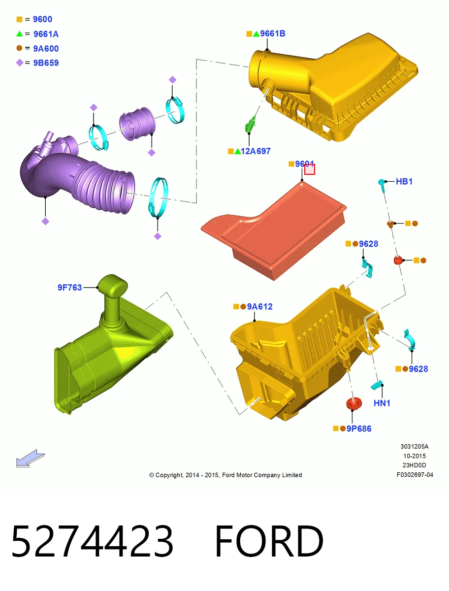 Filtro de ar Ford Mustang ZG ao melhor preço