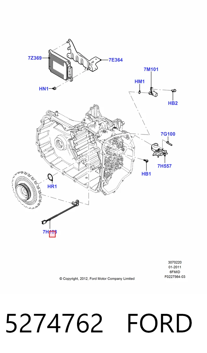 Sensor de velocidade Ford Explorer  U5