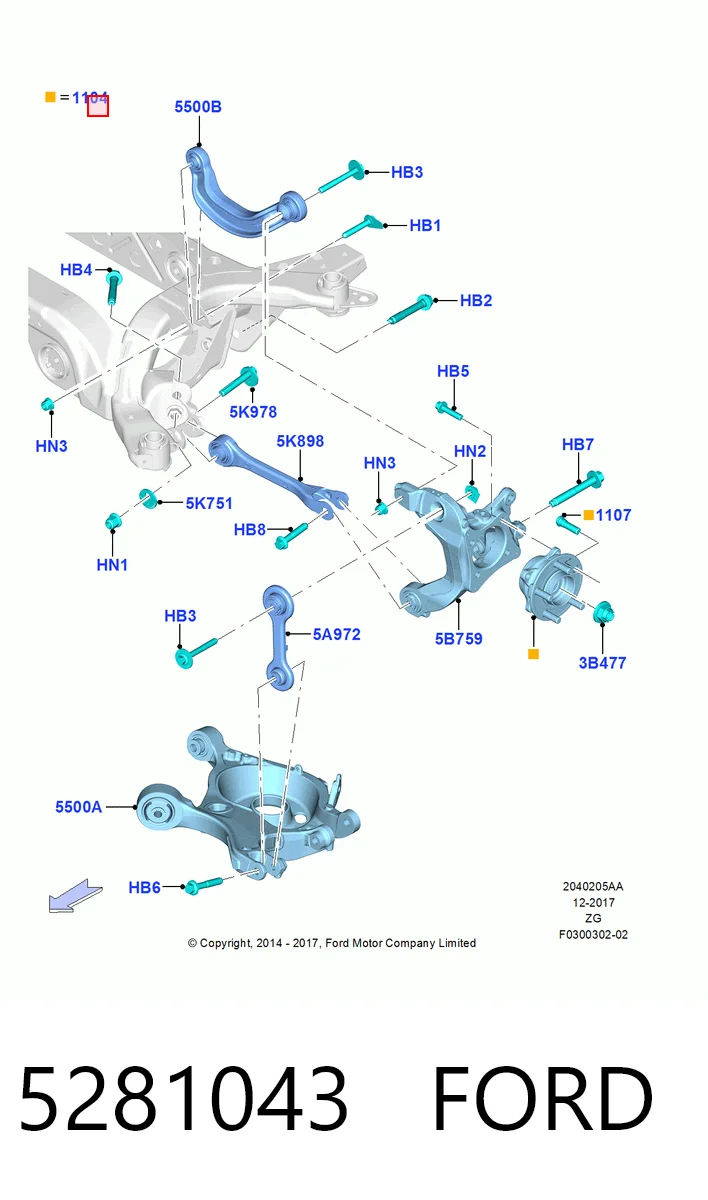 5281043 Ford