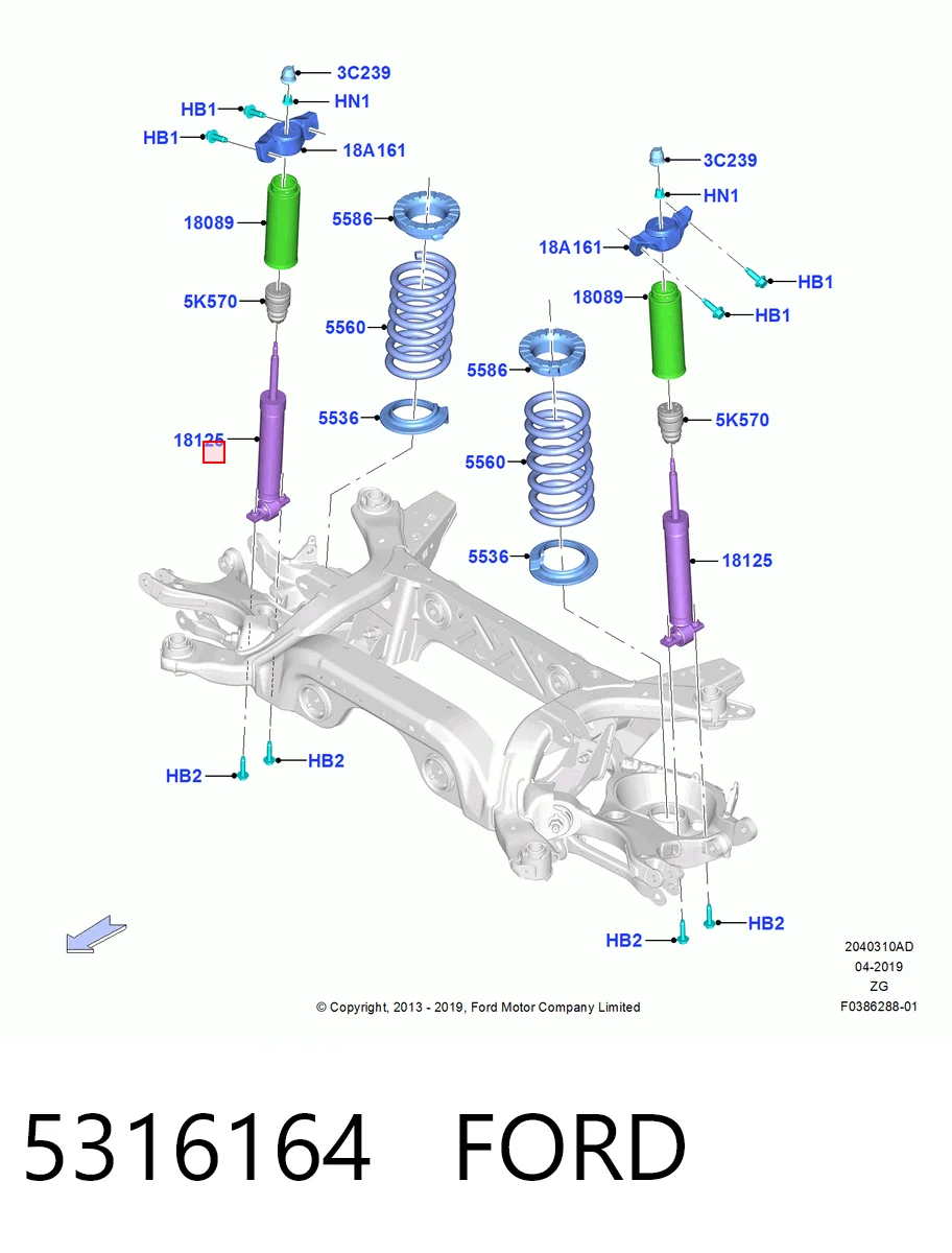 Amortecedor traseiro Ford Mustang preço, a partir de 80,59 USD