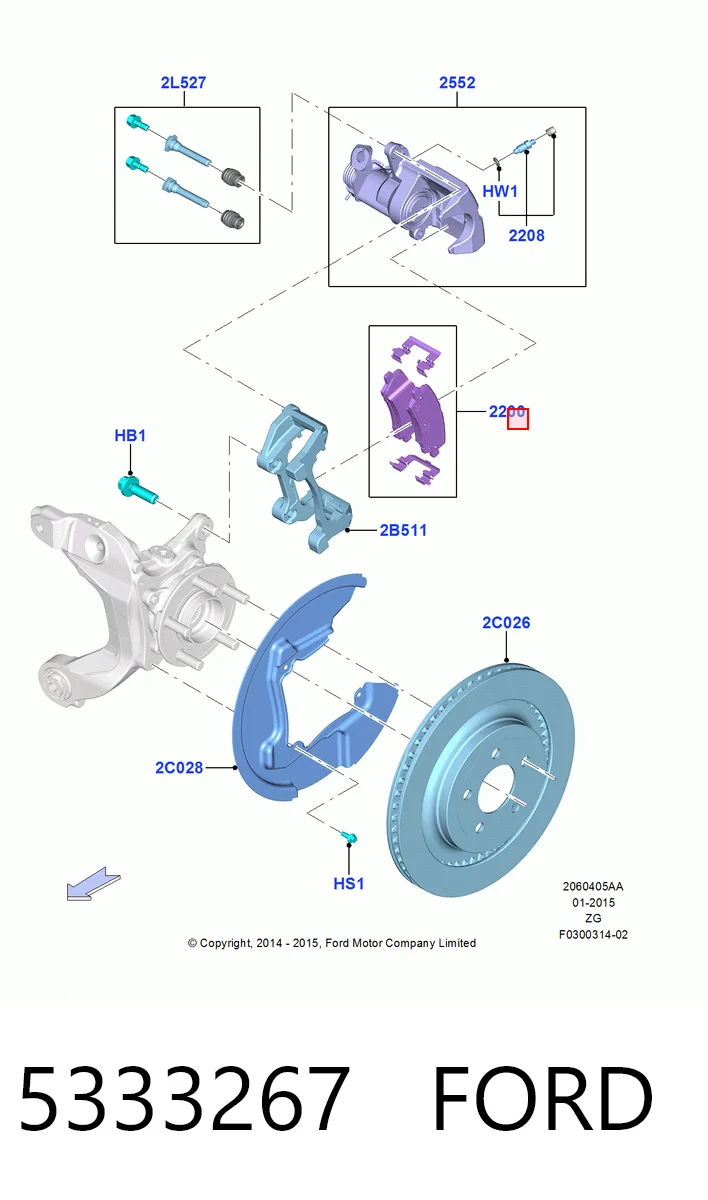  para Ford Mustang  (ZG)