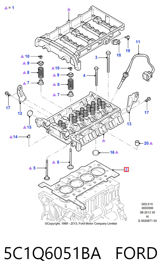 5C1Q6051BA Ford