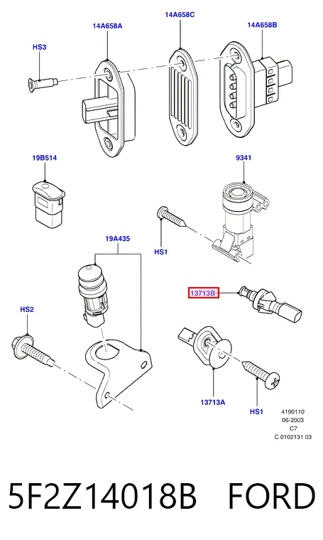 Compre 5F2T14045AC Ford Grelha do radiador