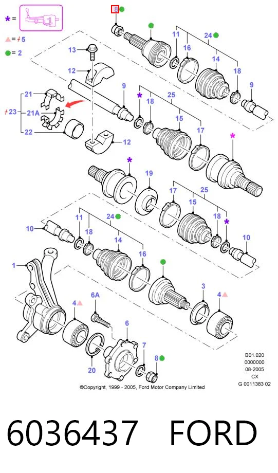 6036437 Ford
