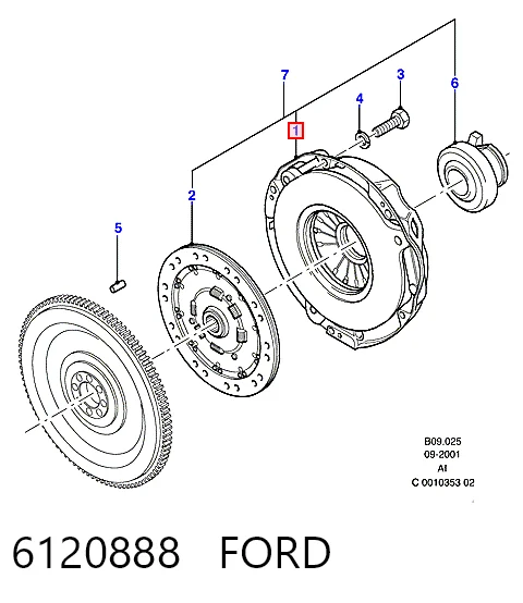 Cesta de embraiagem para Ford Transit III V