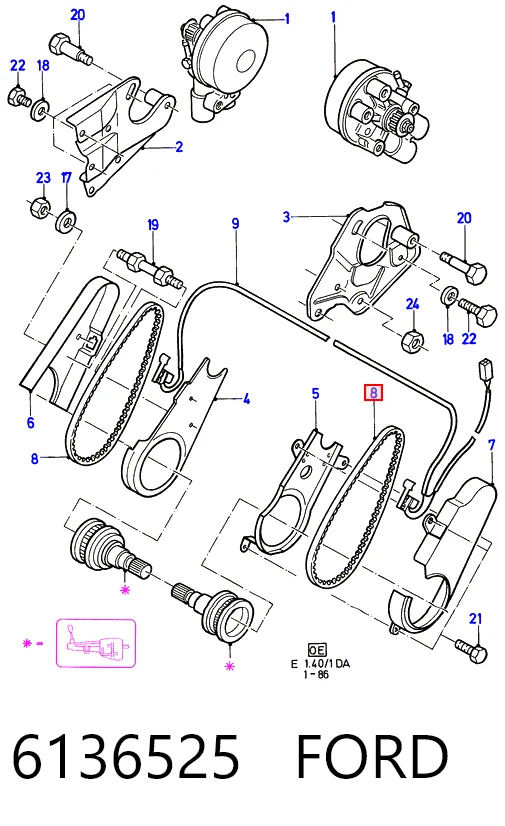 Correia do mecanismo de distribuição de gás Dayco 94440 preço, a partir de 20,16 USD