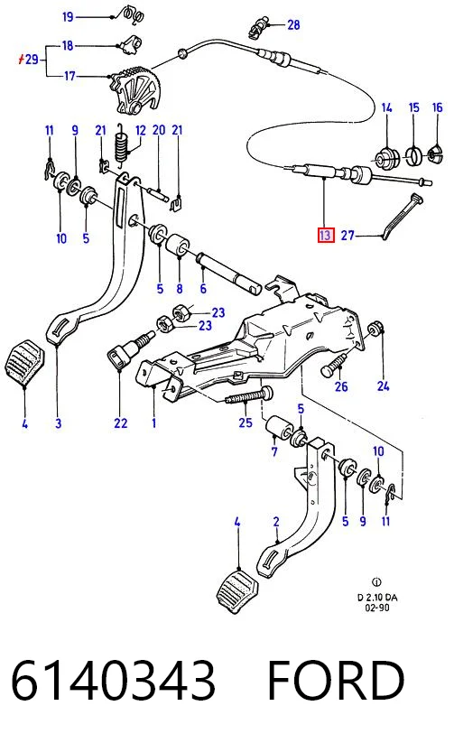  Escort III conversível (1983-1985) original desde 22,63 €