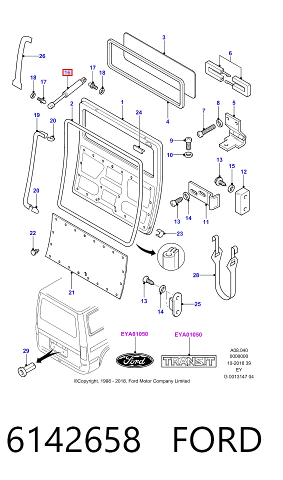  para Ford Transit  (V)