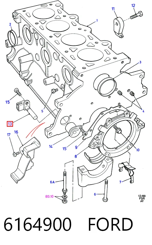 Compre Sensor de posição (de revoluções) de cambota Ford Sierra 2
