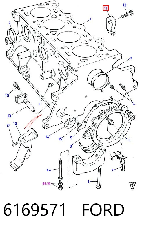Compre Sensor de detonação Ford Escort 3