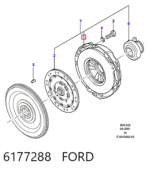Cesta de embraiagem Ford Transit IV T