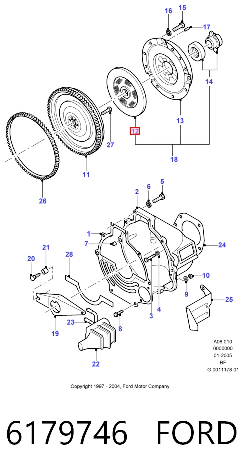 Disco de embraiagem Ford Sierra preço, a partir de 15,52 USD